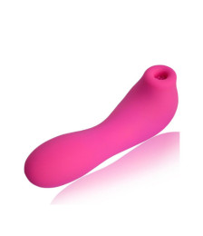 Vibromasseur rose avec 20 programmes de vibration et stimulation clitoridien à membrane picots USB - CR-CAV013